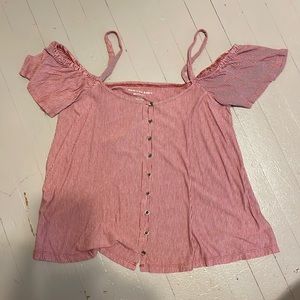 American eagle off shoulder top